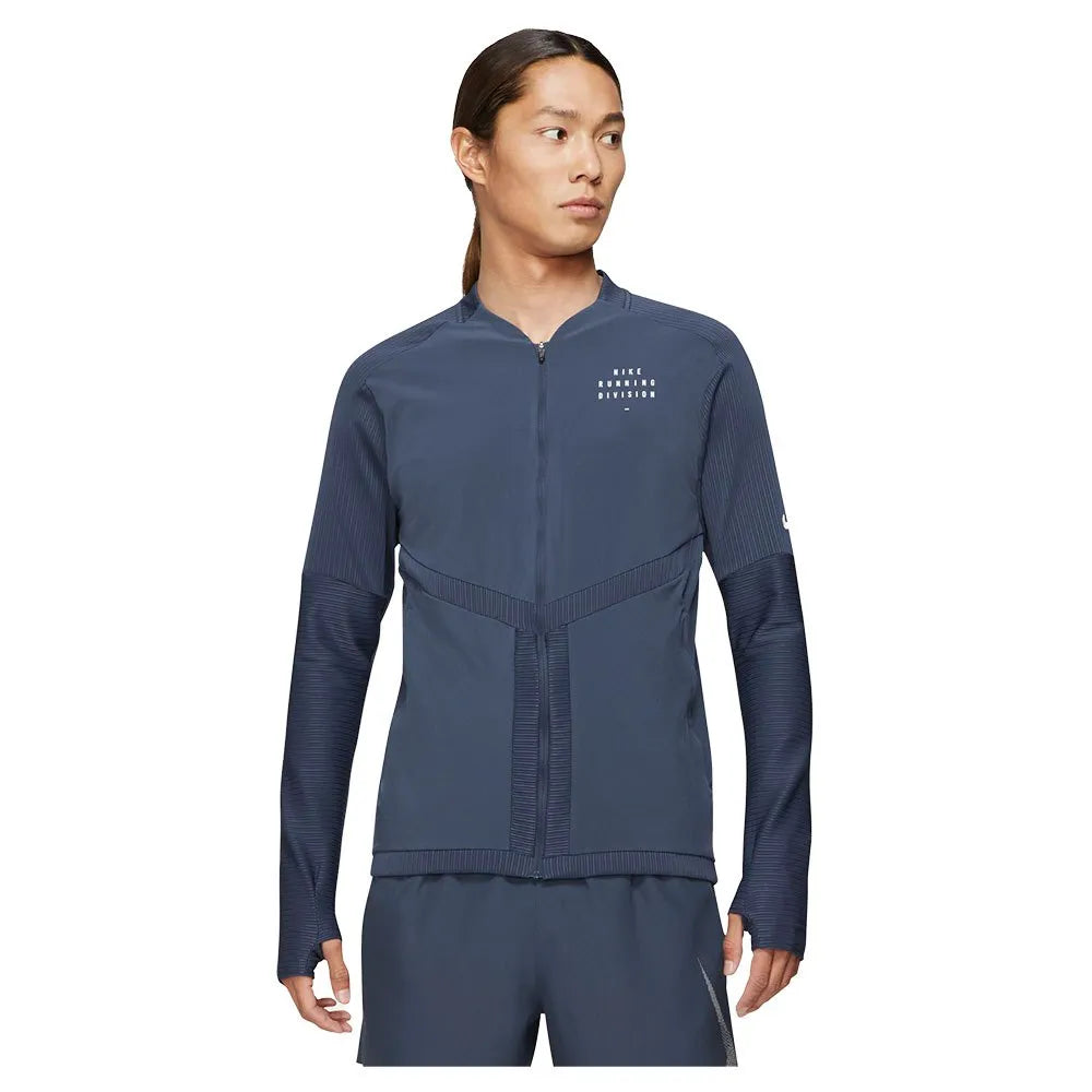 Nike Sweat Avec Fermeture Dri Fit Element Run Division